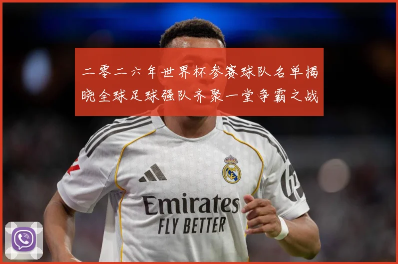 二零二六年世界杯参赛球队名单揭晓全球足球强队齐聚一堂争霸之战数据研判